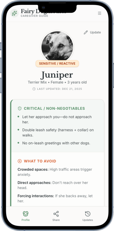 Fairy Dogmother sample profile